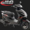 Scooter Santana Evo 125cc - Euro 5 - Noir / Rouge