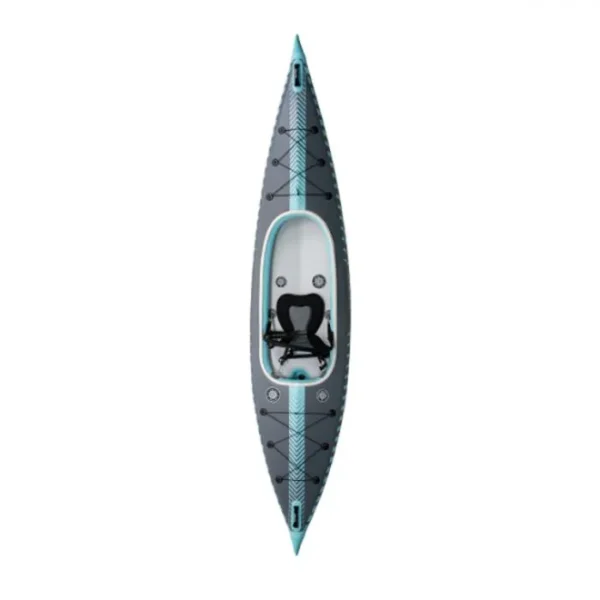 Kayak gonflable - COASTO - Capitole 2 places - Gris/Bleu - Débutant/Intermédiaire/Avancé - 250 kg – Image 2