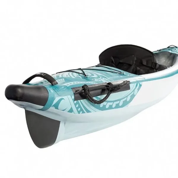 Kayak gonflable MOAI Kanaloa Kayak One K1 360 cm - ACUONE - 1 place - Turquoise et blanc - Sports Canoë-kayak – Image 4