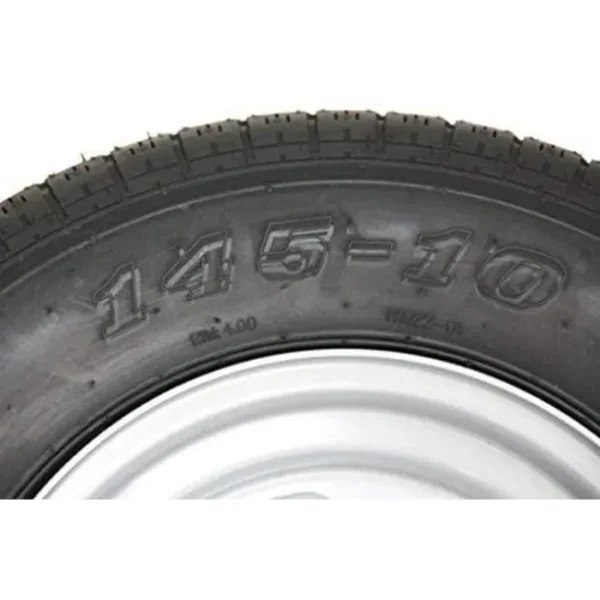 Roue & Pneu de Remorque 145R10 Radial Wanda WR068 - Parnells - 4 Clous PCD 4" - Charge 430kg – Image 5