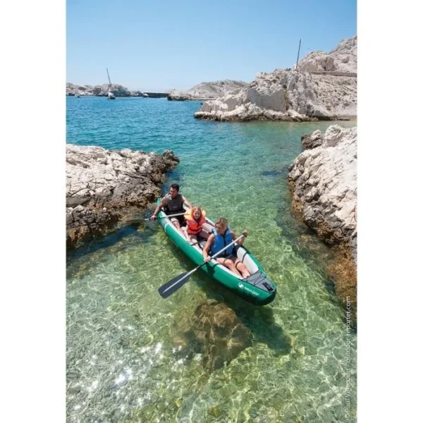 Canoë-kayak gonflable SEVYLOR Adventure Plus - 3 places - Vert - Sièges amovibles et ajustables – Image 5