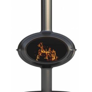 Poêle à bois BRIO sur pied – INVICTA