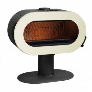 Poêle à bois FIFTY SUR PIED EMAILLE- INVICTA